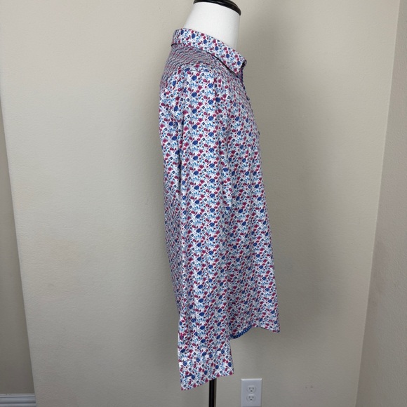 Robert Graham Mens Floral Pattern Long Sleeve Button Down | Size L - Picture 4 of 10